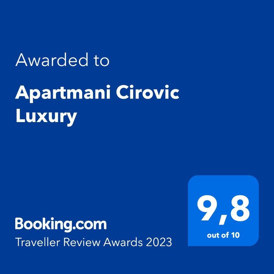 Apartmani Cirovic Luxury Херцег Нови Екстериор снимка